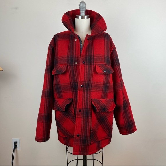 Johnson Woolen Mills 100% Wool Hunting Coat - Picture 3 of 12